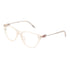 Sirts Transparent White Cateye Sleek Metal Side HD Acectate Full Rim - Lens Caravan